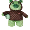 PARİS'TEKİ KÖPEK BALIKLARI FADE AWAY KAPÜŞONLU MONEYBEAR TEDDYBEAR Sırt Çantaları
