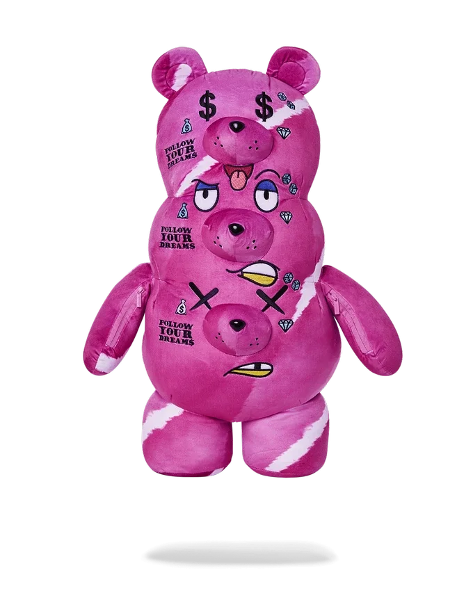 3 BAŞLI AYI PELUŞ TEDDYBEAR Sırt Çantası