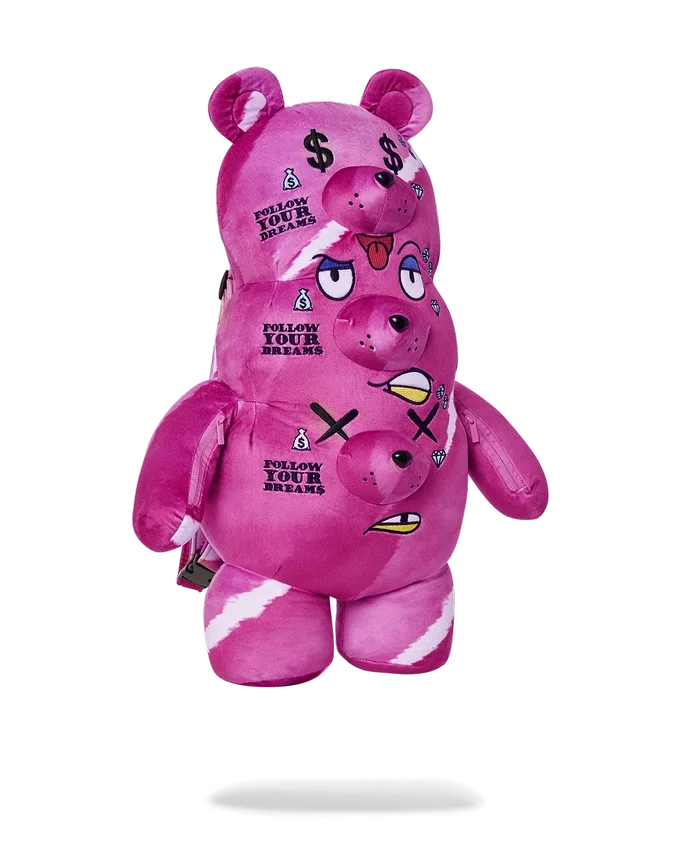 3 BAŞLI AYI PELUŞ TEDDYBEAR Sırt Çantası