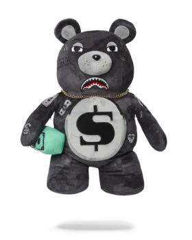 3AM NEVER SLEEP MONEYBEAR TEDDYBEAR Sırt Çantası