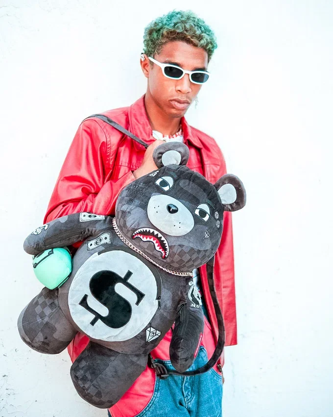 3AM NEVER SLEEP MONEYBEAR TEDDYBEAR Sırt Çantası