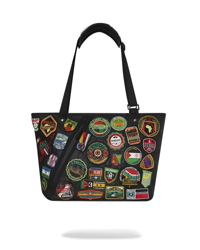 A.I. THE 54 (PATCHES OF AFRICA) KARGO TOTE ÇANTASI
