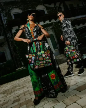 A.I. THE 54 (PATCHES OF AFRICA) KARGO TOTE ÇANTASI