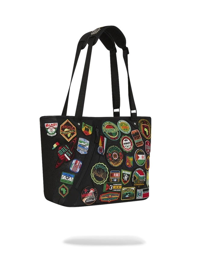 A.I. THE 54 (PATCHES OF AFRICA) KARGO TOTE ÇANTASI