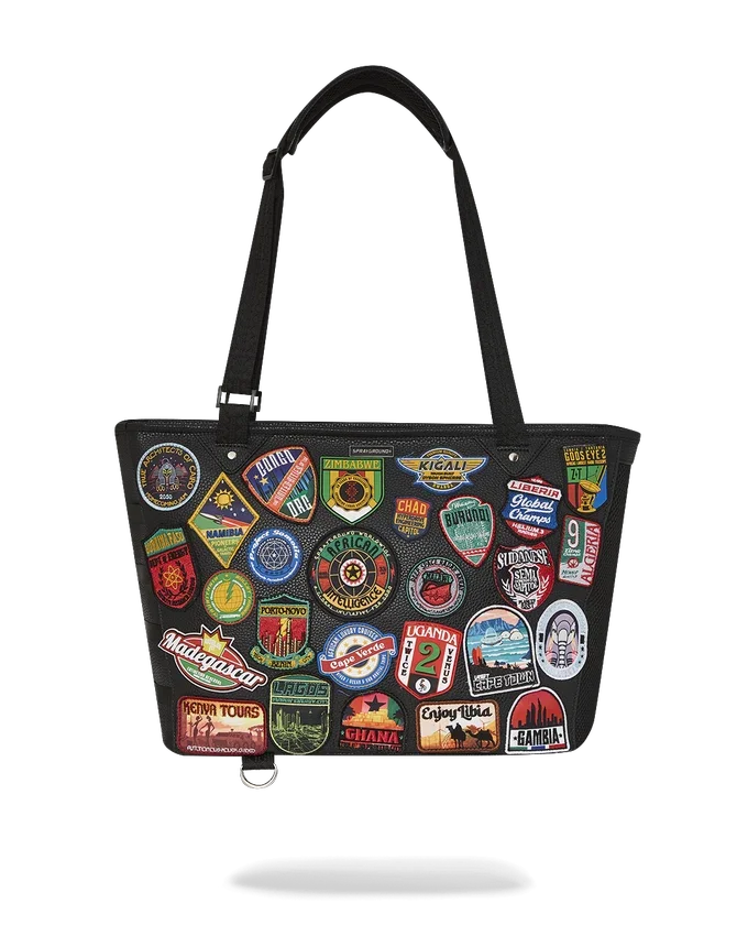 A.I. THE 54 (PATCHES OF AFRICA) KARGO TOTE ÇANTASI