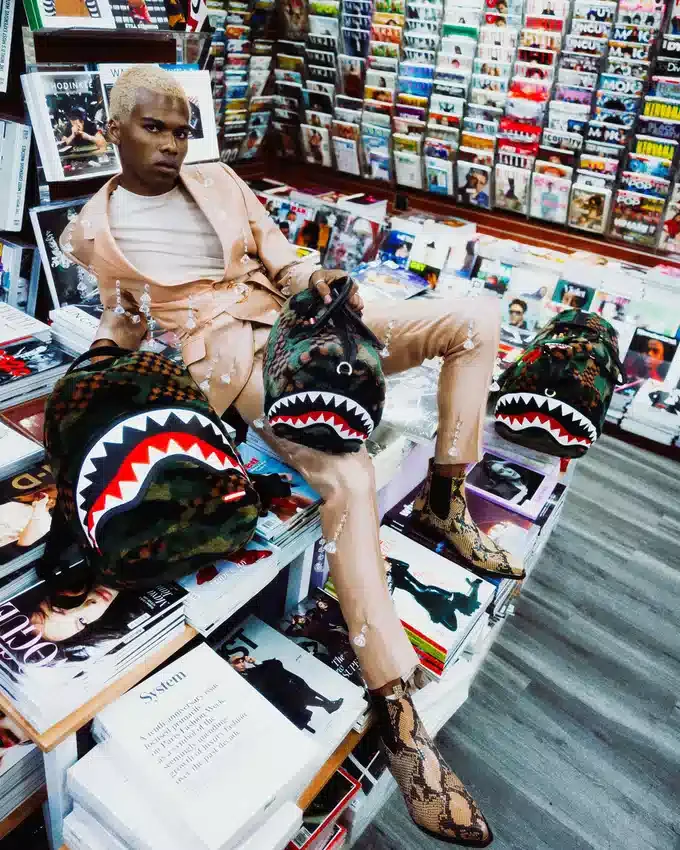 BIG SKY FUR SHARK Mini Silindir Çantası