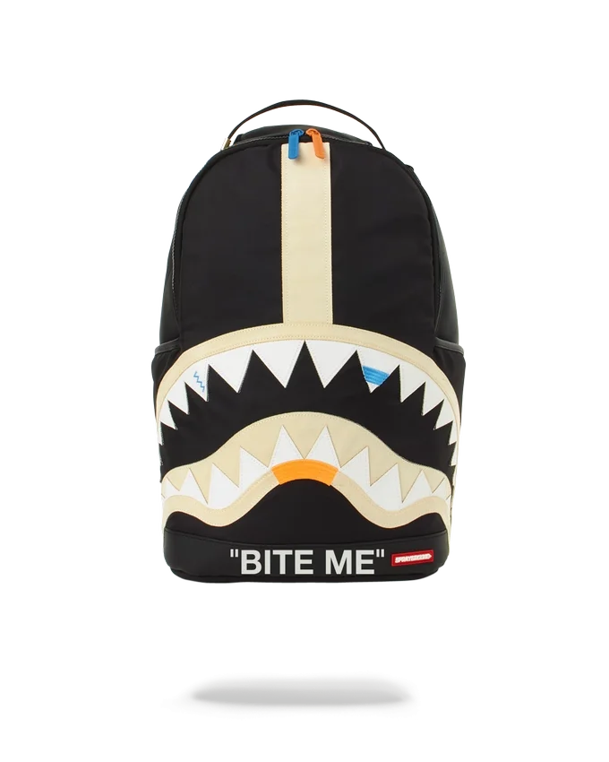 BITE ME SHARK (SİYAH) Sırt Çantası