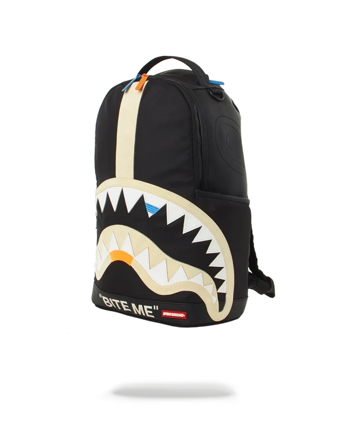 BITE ME SHARK (SİYAH) Sırt Çantası