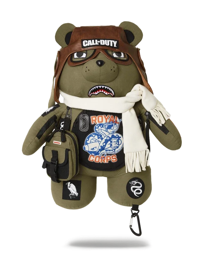 CALL OF DUTY AVIATOR FEARLESS MONEYBEAR TEDDYBEAR Sırt Çantası