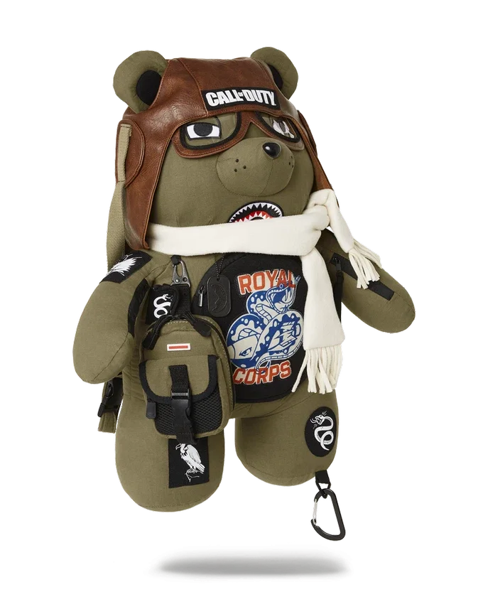 CALL OF DUTY AVIATOR FEARLESS MONEYBEAR TEDDYBEAR Sırt Çantası