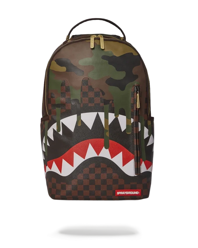 CAMO DRIP SHARKS IN PARIS Sırt Çantası (DLXV)