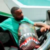 CAMO DRIP SHARKS IN PARIS Sırt Çantası (DLXV)
