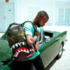 CAMO DRIP SHARKS IN PARIS Sırt Çantası (DLXV)