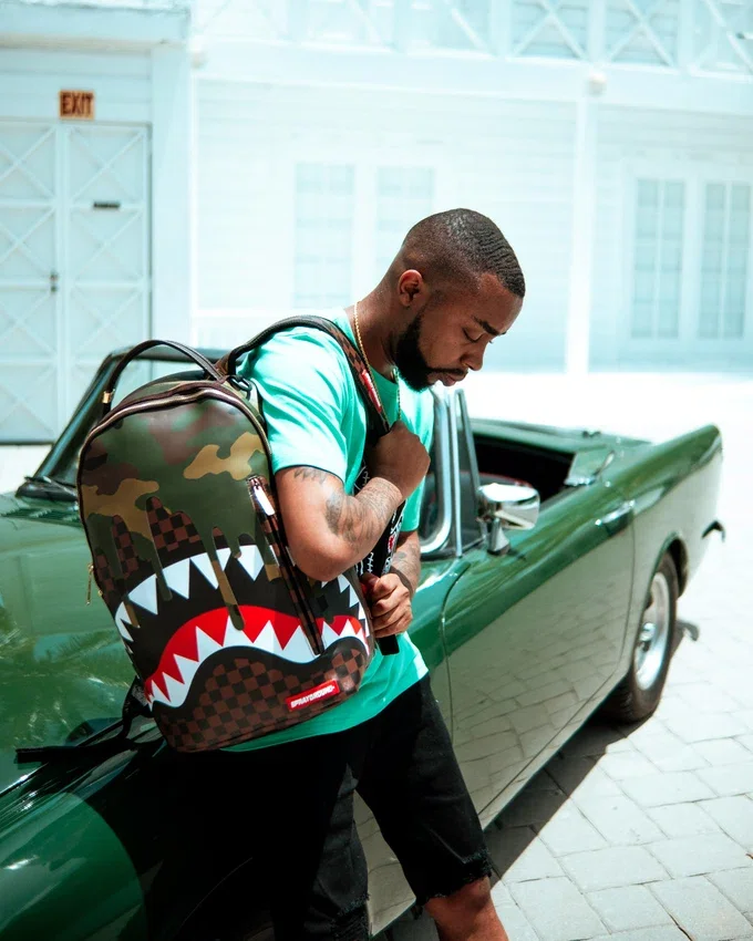 CAMO DRIP SHARKS IN PARIS Sırt Çantası (DLXV)