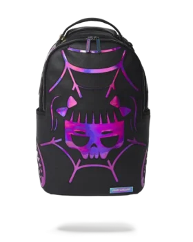 CAZZU IRIDESCENT CUT & SEW SPIDER SKULL Shark Sırt Çantası (DLXV)