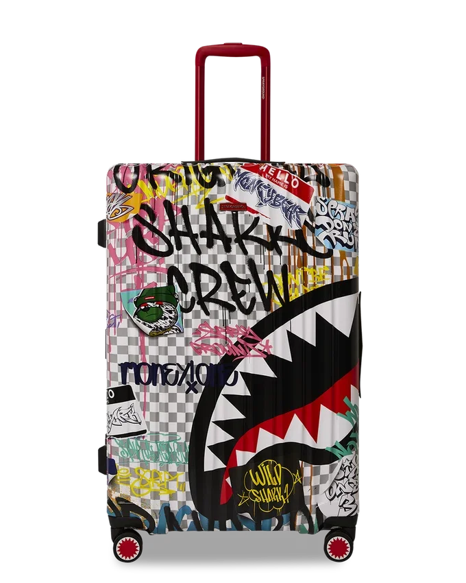 CREATE ANOTHER DAY SHARKNAUTICS SERT KABUKLU TAM BOY VALİZ