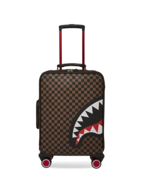 DIŞ KISIMDA ALTIN RENKLİ FERMUARLI CEP PARİS’TE SHARK JETSETTER VALİZLERİ