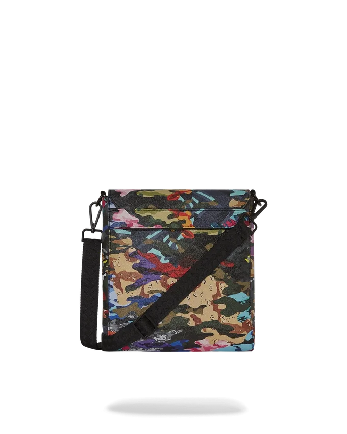 DİLİMLİ VE KÜPÜMLÜ Camo Çapraz Askılı Çanta