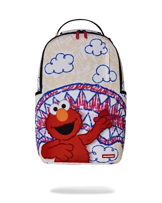 ELMO'S WORLD SHARK ÇİZİMİ Sırt Çantası