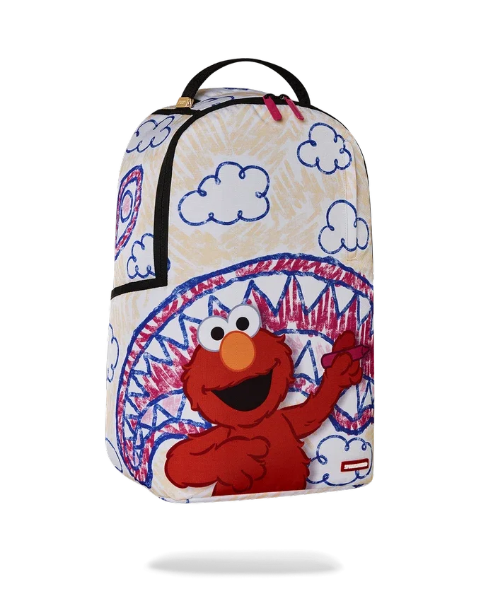 ELMO'S WORLD SHARK ÇİZİMİ Sırt Çantası