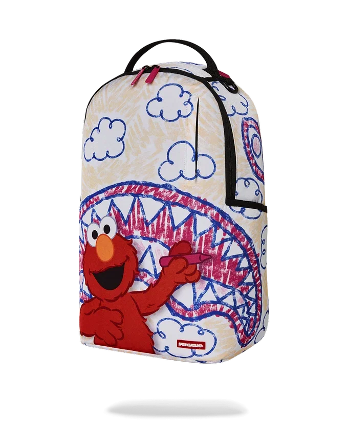 ELMO'S WORLD SHARK ÇİZİMİ Sırt Çantası