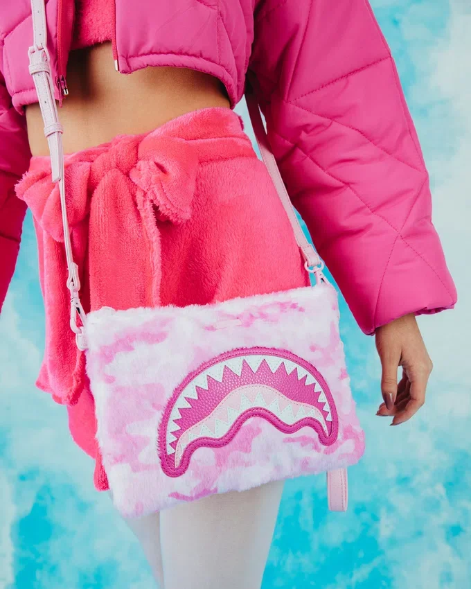 FURRROCIOUS PEMBE ÇAPRAZ KLUTŞ