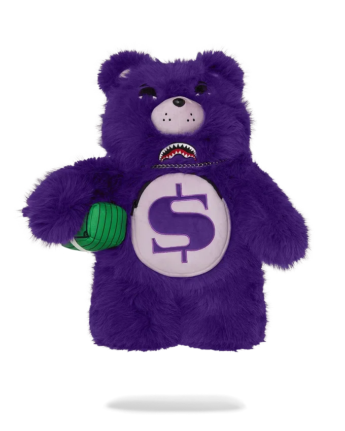 FURZILLA SHARK (MOR) MONEYBEAR Sırt Çantası