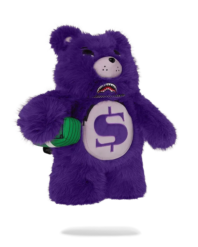 FURZILLA SHARK (MOR) MONEYBEAR Sırt Çantası