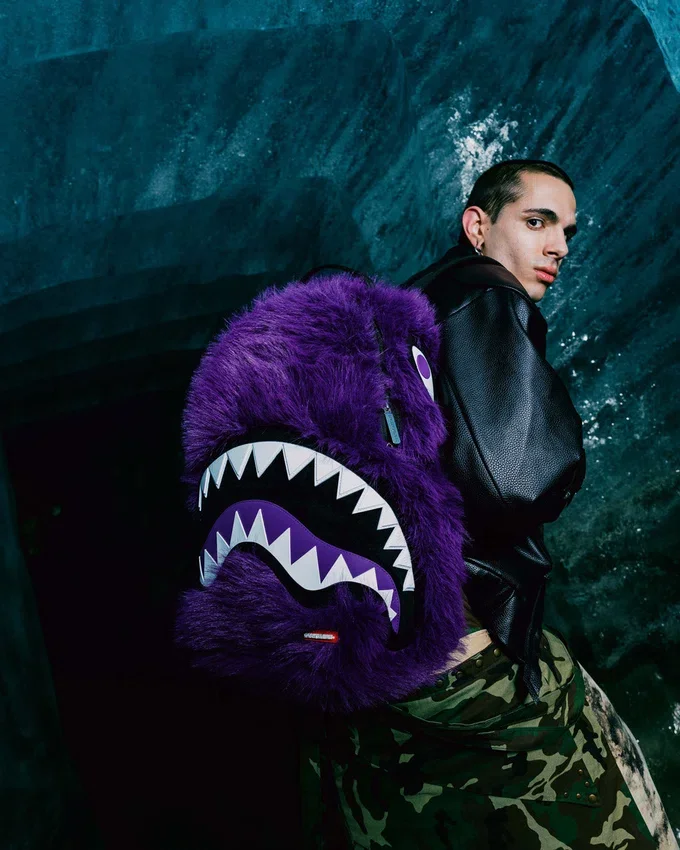FURZILLA SHARK (MOR) Sırt Çantası
