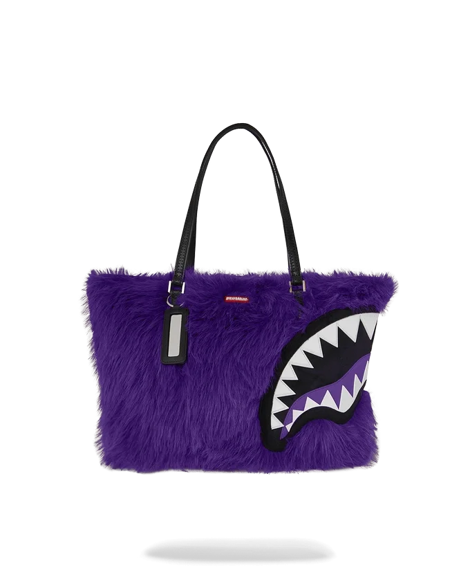 FURZILLA SHARK (MOR) Tote Çantalar