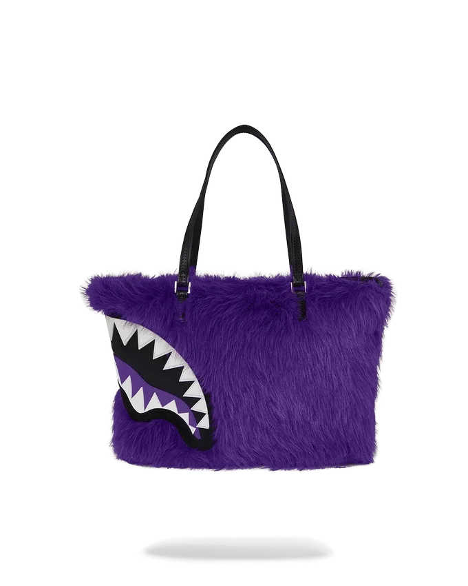 FURZILLA SHARK (MOR) Tote Çantalar