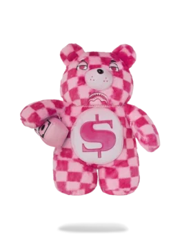 FURZILLA SHARK (PEMBE KARELİ) MONEYBEAR Sırt Çantası