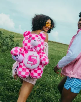 FURZILLA SHARK (PEMBE KARELİ) MONEYBEAR Sırt Çantası