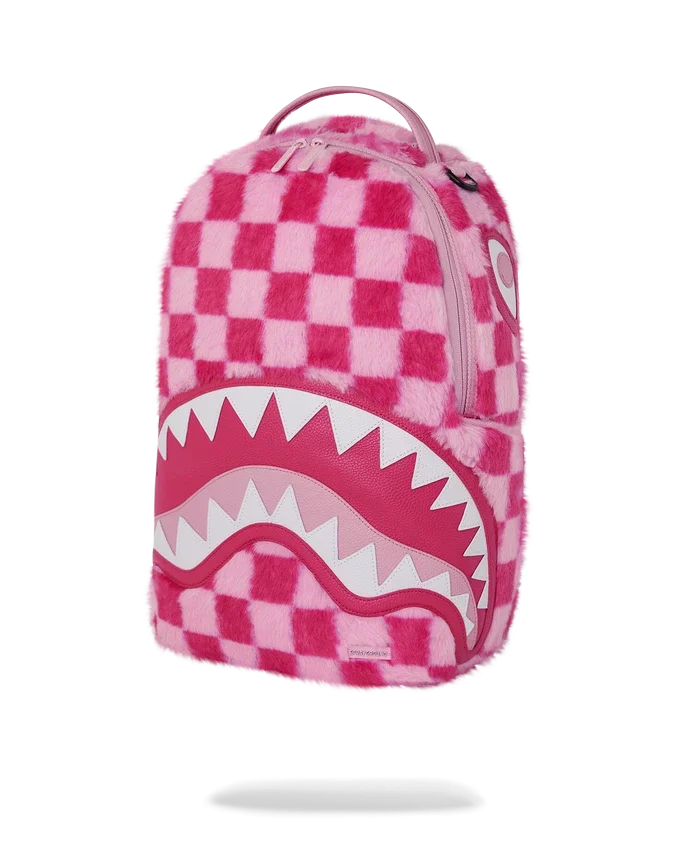 FURZILLA SHARK (PEMBE KARELİ) Sırt Çantası