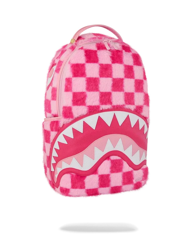 FURZILLA SHARK (PEMBE KARELİ) Sırt Çantası