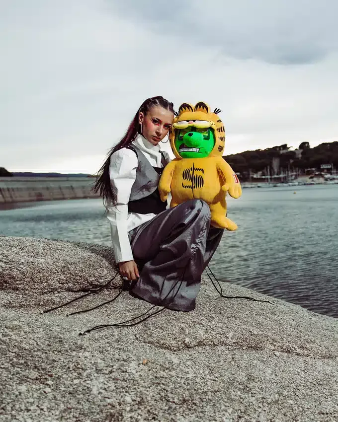GARFIELD MONEYBEAR KOSTÜMLÜ TEDDYBEAR Sırt Çantası