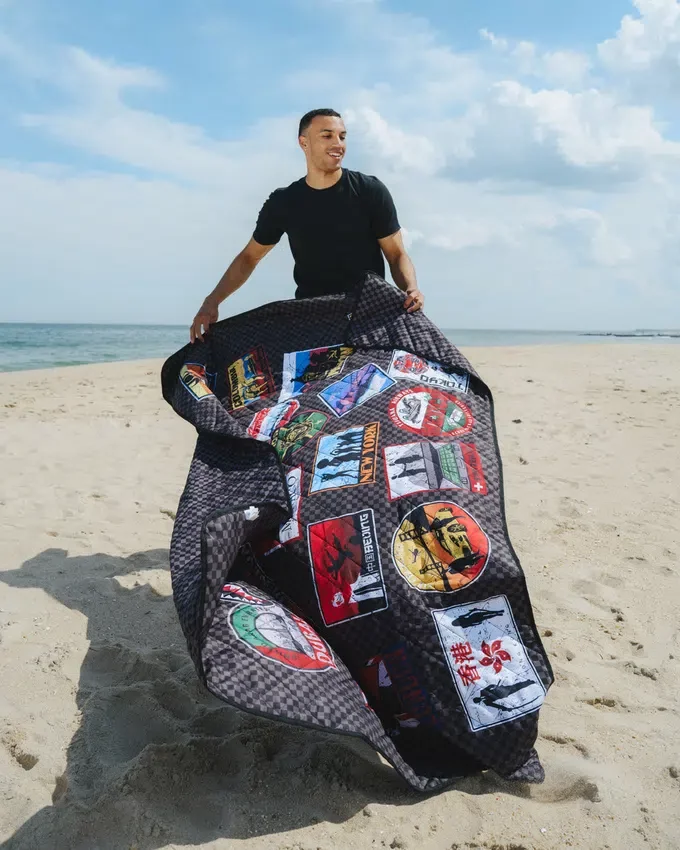 GLOBAL MOGUL UNLIMITED MILES KATLANABİLİR PLAJ BATTANIYESİ SU GEÇİRMEZ DÖNÜŞTÜRÜLEBİLİR Tote Çantalar