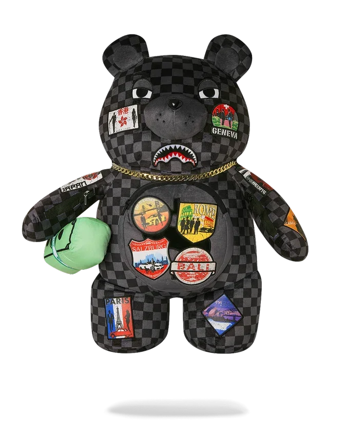 GLOBAL MOGUL UNLIMITED MILES MONEYBEAR TEDDYBEAR Sırt Çantası