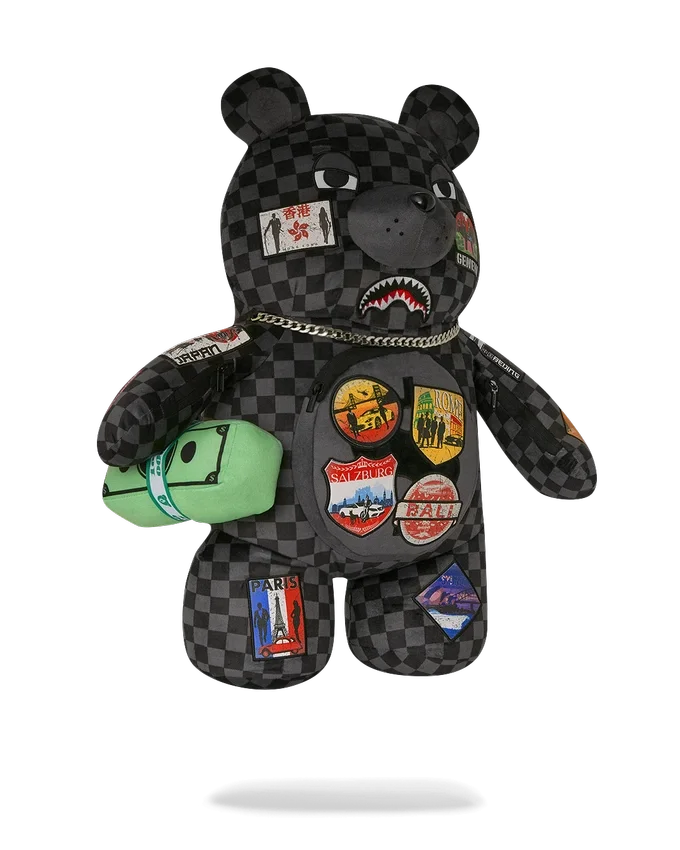 GLOBAL MOGUL UNLIMITED MILES MONEYBEAR TEDDYBEAR Sırt Çantası