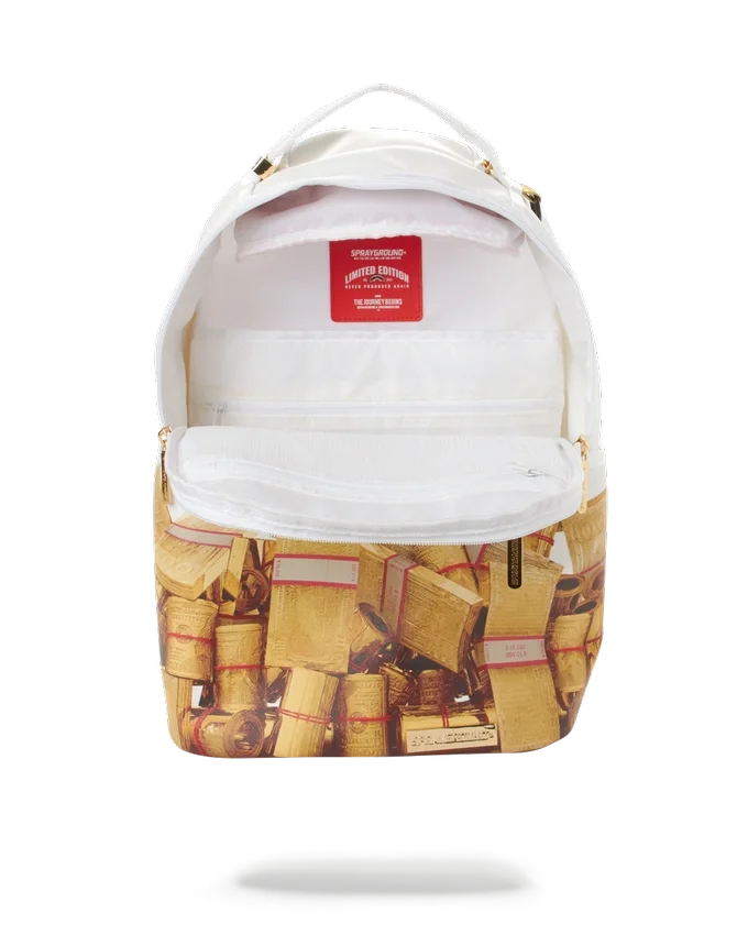 GOLD MONEY BRICKS DLXV Sırt Çantası
