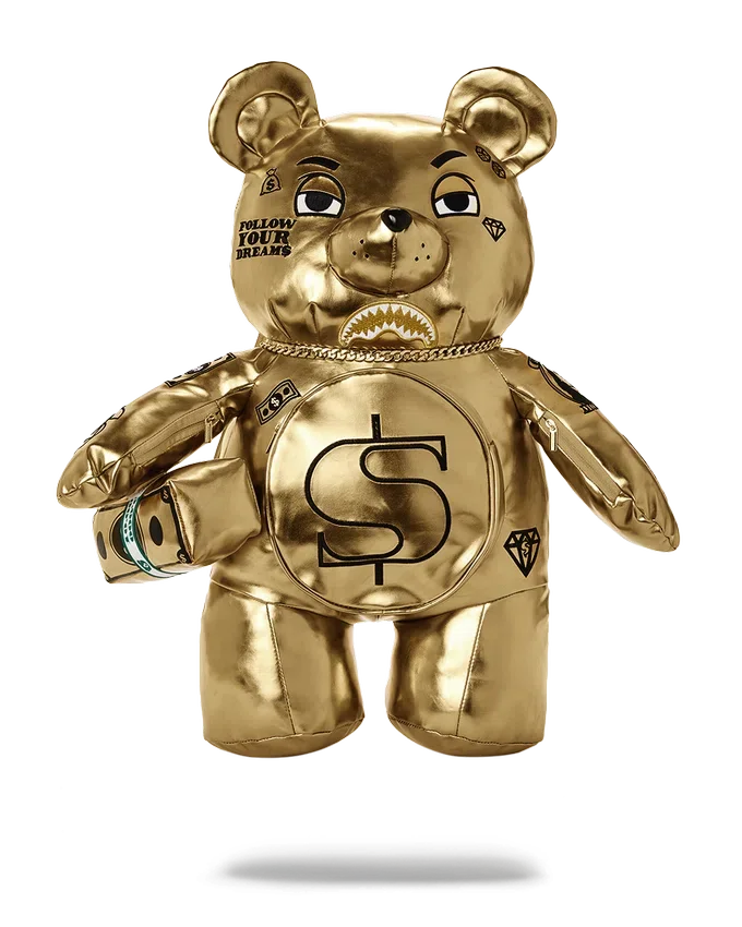 GOLD RUSH MONEYBEAR TEDDYBEAR Sırt Çantası