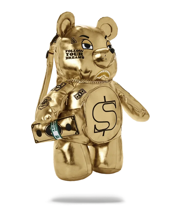 GOLD RUSH MONEYBEAR TEDDYBEAR Sırt Çantası