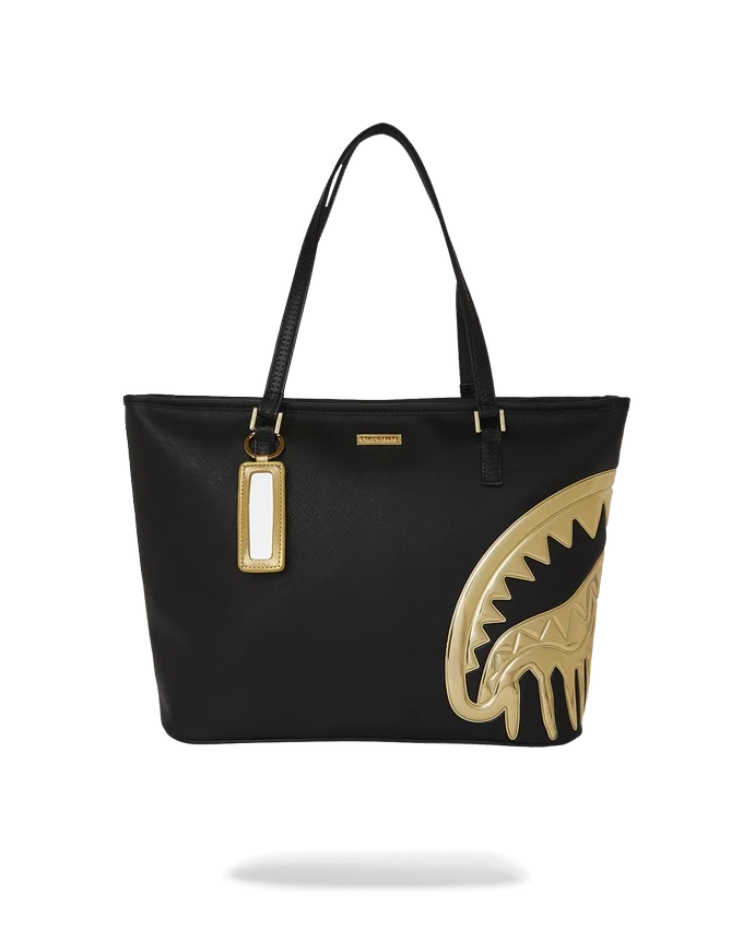 GOLDHEART KÖPEKBALIKLI DRIP TOTE ÇANTA