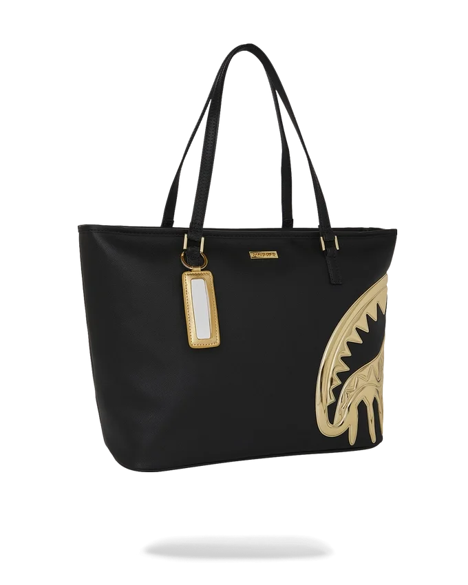 GOLDHEART KÖPEKBALIKLI DRIP TOTE ÇANTA