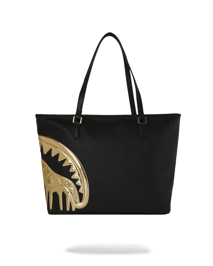 GOLDHEART KÖPEKBALIKLI DRIP TOTE ÇANTA