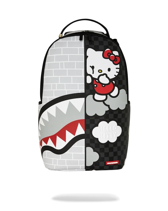 HELLO KITTY RESMİ İŞBİRLİĞİ - BRICK WALL SPLIT SIRT ÇANTASI