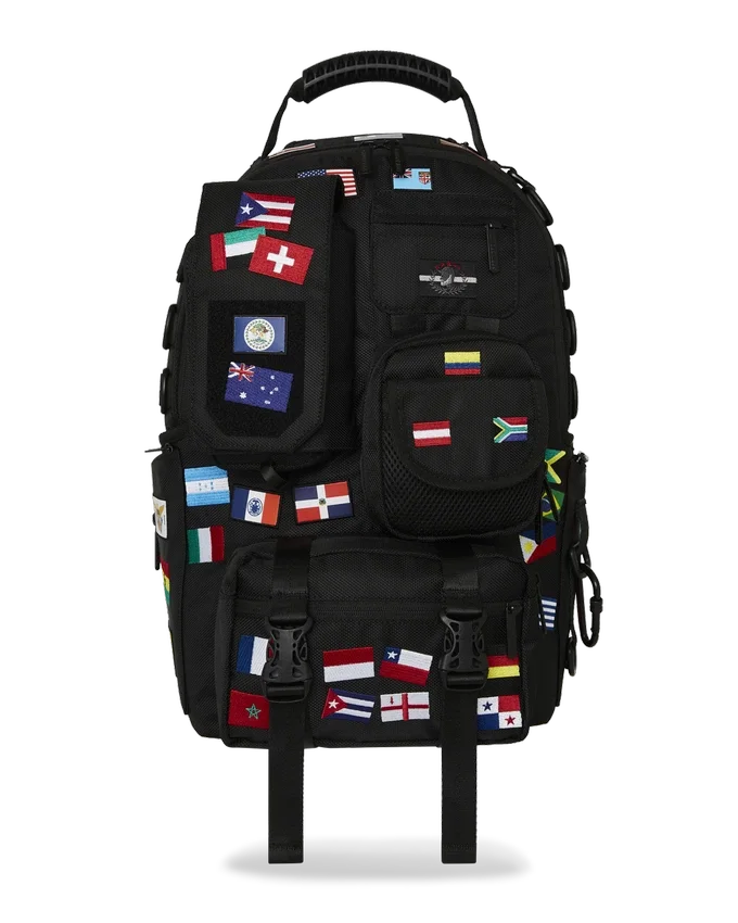 JAMES FIRST CLASS GLOBAL FLAGS SPECIAL OPS KARGO Sırt Çantası