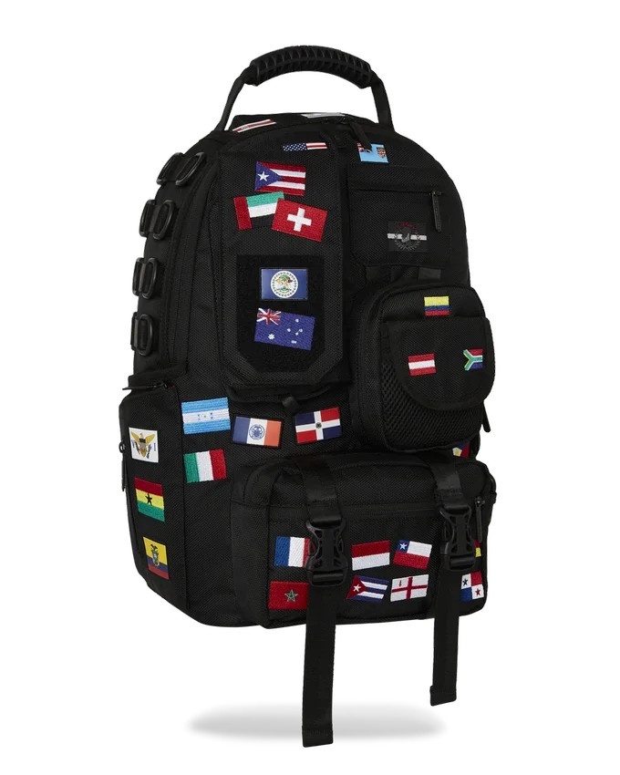 JAMES FIRST CLASS GLOBAL FLAGS SPECIAL OPS KARGO Sırt Çantası
