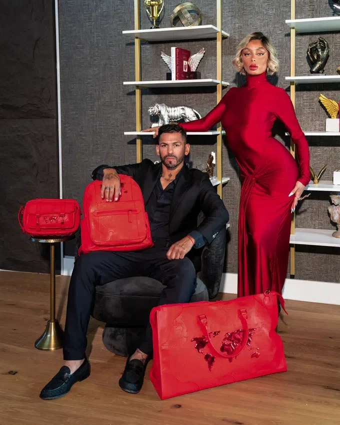 JAMES FIRST CLASS RUBY RED Çapraz Çantalar