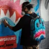 JORGE RODRIGUEZ THE ARTIST COLLAB DRIPS SHARKS Sırt Çantası
